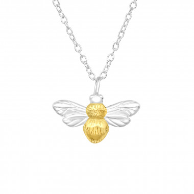 Bee - 925 Sterling Silver Silver Necklaces SD42024