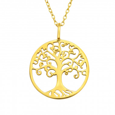 Tree Of Life - 925 Sterling Silver Silver Necklaces SD42167