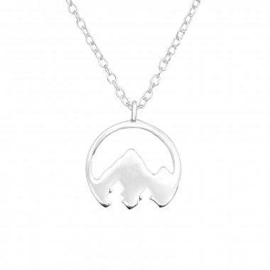 Mountain - 925 Sterling Silver Silver Necklaces SD42873
