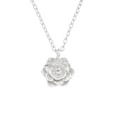 Flower - 925 Sterling Silver Silver Necklaces SD43249