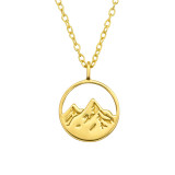 Mountain - 925 Sterling Silver Silver Necklaces SD43385