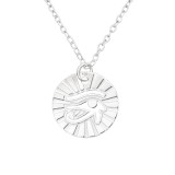 Eye Of Horus - 925 Sterling Silver Silver Necklaces SD43479