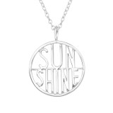 Sun Shine - 925 Sterling Silver Silver Necklaces SD43493