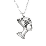 Pharaoh - 925 Sterling Silver Silver Necklaces SD43498