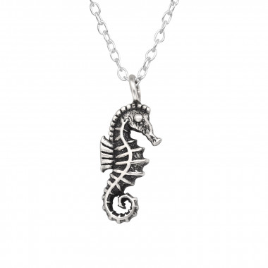 Seahorse - 925 Sterling Silver Silver Necklaces SD43504