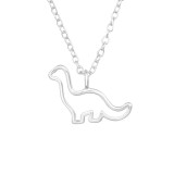 Dinosaur - 925 Sterling Silver Silver Necklaces SD43509