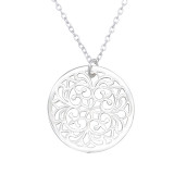 Arabesque - 925 Sterling Silver Silver Necklaces SD43761