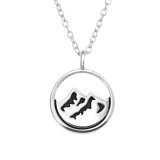 Mountain - 925 Sterling Silver Silver Necklaces SD43769