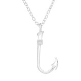 Hook - 925 Sterling Silver Silver Necklaces SD43846