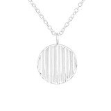 Round - 925 Sterling Silver Silver Necklaces SD43847