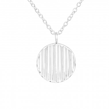 Round - 925 Sterling Silver Silver Necklaces SD43847