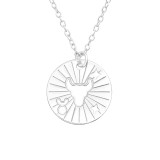 Taurus Zodiac Sign - 925 Sterling Silver Silver Necklaces SD43935