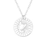 Scorpio Zodiac Sign - 925 Sterling Silver Silver Necklaces SD43941