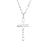 Cross - 925 Sterling Silver Silver Necklaces SD44092