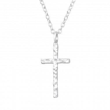 Cross - 925 Sterling Silver Silver Necklaces SD44092