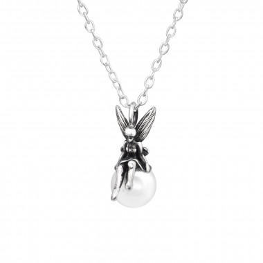 Fairy - 925 Sterling Silver Silver Necklaces SD44146