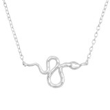 Snake - 925 Sterling Silver Silver Necklaces SD44187