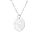Face - 925 Sterling Silver Silver Necklaces SD44250