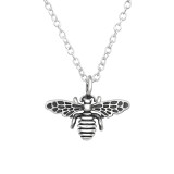 Bee - 925 Sterling Silver Silver Necklaces SD44679
