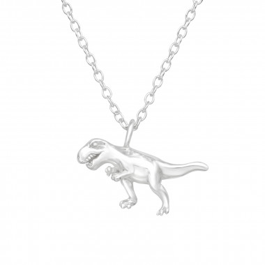 Dinosaur - 925 Sterling Silver Silver Necklaces SD44690