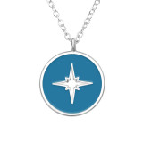 Northern Star - 925 Sterling Silver Silver Necklaces SD44777