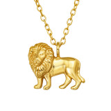 Lion - 925 Sterling Silver Silver Necklaces SD44877