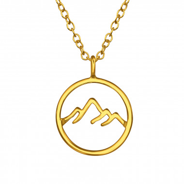 Mountain - 925 Sterling Silver Silver Necklaces SD44950