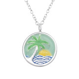 Sea - 925 Sterling Silver Silver Necklaces SD45104