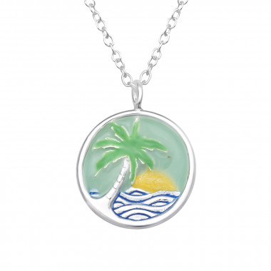 Sea - 925 Sterling Silver Silver Necklaces SD45104