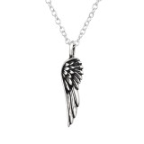 Wing - 925 Sterling Silver Silver Necklaces SD45110