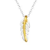 Leaf - 925 Sterling Silver Silver Necklaces SD45190