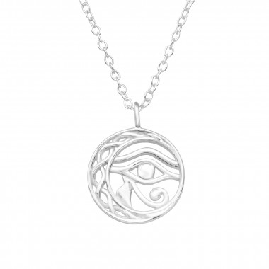 Evil Eye - 925 Sterling Silver Silver Necklaces SD45248