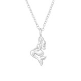 Mermaid - 925 Sterling Silver Silver Necklaces SD45307