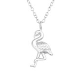 Flamingo - 925 Sterling Silver Silver Necklaces SD45588