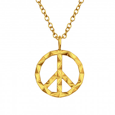 Peace - 925 Sterling Silver Silver Necklaces SD45595