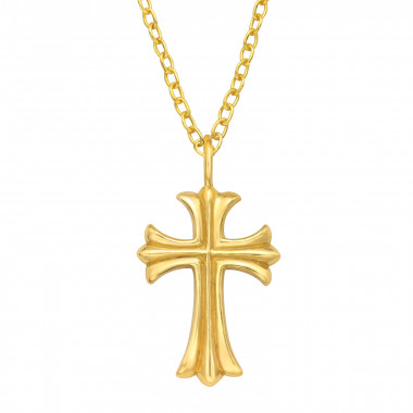 Cross - 925 Sterling Silver Silver Necklaces SD46223