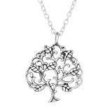Tree Of Life - 925 Sterling Silver Silver Necklaces SD46488