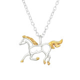 Horse - 925 Sterling Silver Silver Necklaces SD46615