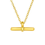 Bar - 925 Sterling Silver Silver Necklaces SD46712