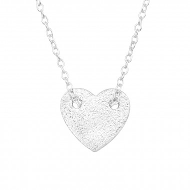Heart - 925 Sterling Silver Silver Necklaces SD46720