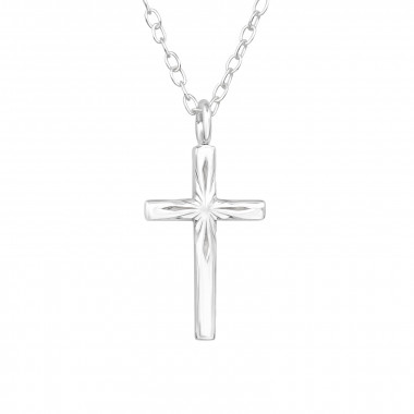 Cross - 925 Sterling Silver Silver Necklaces SD46723
