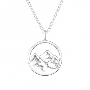Mountain - 925 Sterling Silver Silver Necklaces SD46724