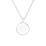 Disc - 925 Sterling Silver Silver Necklaces SD46727