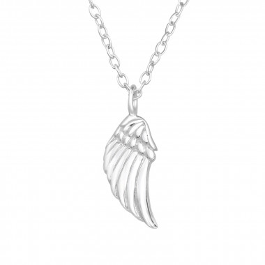 Wing - 925 Sterling Silver Silver Necklaces SD47097