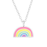 Rainbow - 925 Sterling Silver Silver Necklaces SD47260