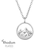 Mountain - 925 Sterling Silver Silver Necklaces SD47458