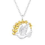 Bird - 925 Sterling Silver Silver Necklaces SD47652