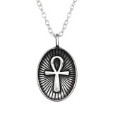 Cross - 925 Sterling Silver Silver Necklaces SD47815