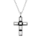 Cross - 925 Sterling Silver Silver Necklaces SD47958