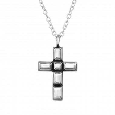 Cross - 925 Sterling Silver Silver Necklaces SD47958